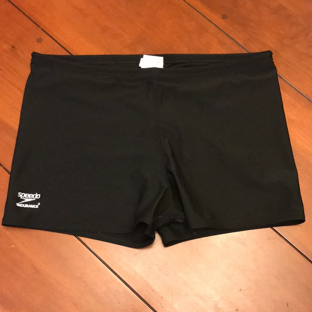 Speedo endurance swim black shorts